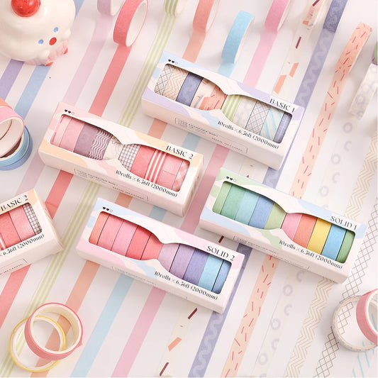 Vivid Hues Washi Tape Set